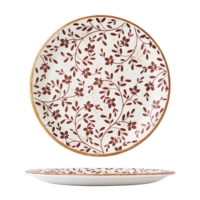 Flora Brown Assiette coupe plate, Ø 28 cm 