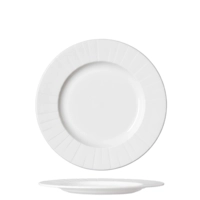 Alina Teller flach, mit Fahne, Ø 23 cm 