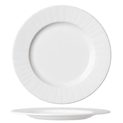 Alina Gourmet Teller flach mit Fahne, Ø 28.5 cm  _1