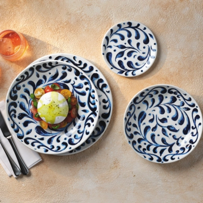 Messina Blue Assiette coupe plate, Ø 25.25 cm _2