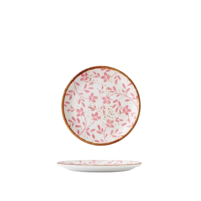 Flora Pink Teller Coupe flach, Ø 15.25 cm _1