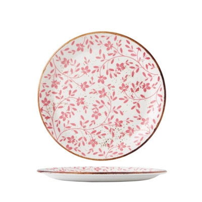 Flora Pink Teller Coupe flach, Ø 25.25 cm _1