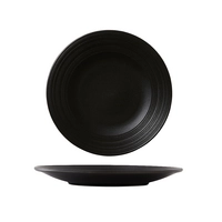 Concorde Teller Coupe flach, Ø 20.25 cm, schwarz matt