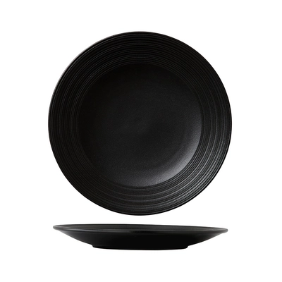 Concorde Teller Coupe flach, Ø 23 cm, schwarz matt _1