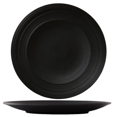 Concorde Teller Coupe flach, Ø 28 cm, schwarz matt _1