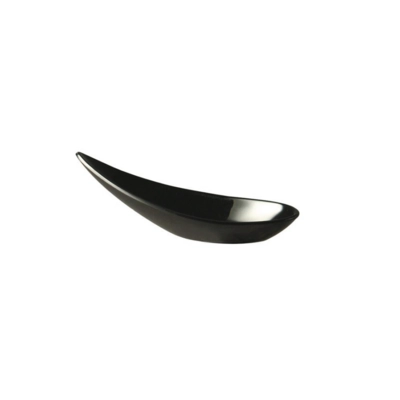 Partylöffel Melamin, schwarz, 11 x 4.5 cm _1