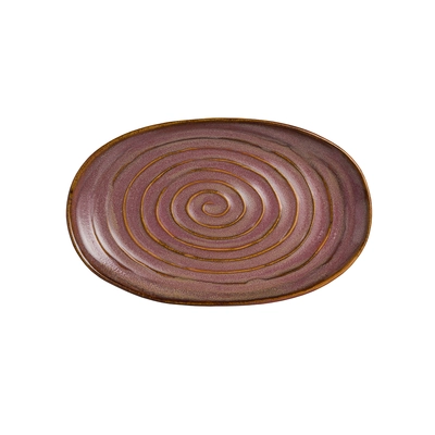 Azores Ocasa, assiette plate, ovale rose,  23 x 15.25 cm_1