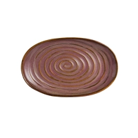 Azores Ocasa, assiette plate, ovale rose,  23 x 15.25 cm