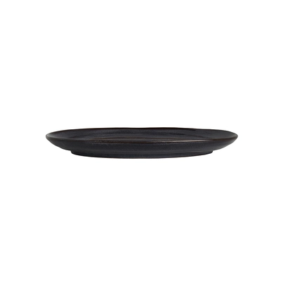 Azores Caldeira, assiette plate, ovale, noir, 23 x 15.25 cm_2