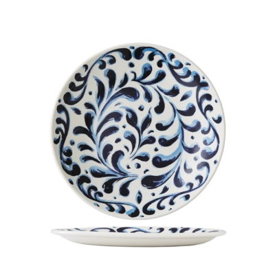 Messina Blue Teller Coupe flach, Ø 25.25 cm _1