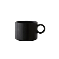 Concorde Espresso Obertasse, 8.5 cl, zylindrisch , schwarz matt