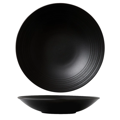 Concorde Assiette creuse coupe Ø 25.5 cm noir mat _1