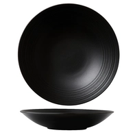 Concorde Assiette creuse coupe Ø 25.5 cm noir mat 