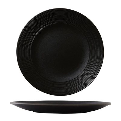 Concorde Assiette plate coupe Ø 25.5 cm, noir mat _1