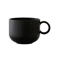 Concorde Kaffee Obertasse, 22.75 cl, schwarz matt 