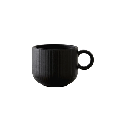 Concorde Espresso Obertasse, 8.5 cl, schwarz matt _1