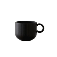 Concorde Espresso Obertasse, 8.5 cl, schwarz matt 