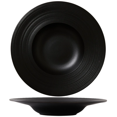 Concorde Assiette creuse Ø 28.5 cm, noir mat _1
