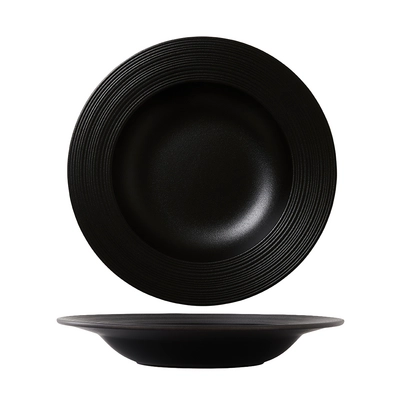 Concorde Assiette creuse Ø 24 cm, noir mat _1