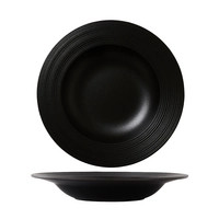 Concorde Assiette creuse Ø 24 cm, noir mat 