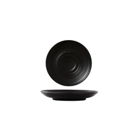 Concorde Espresso Untertasse, Ø 11.75 cm, schwarz matt