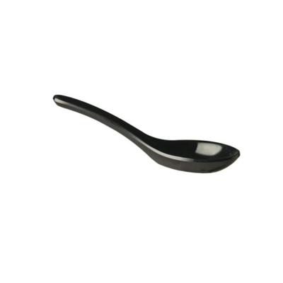 Fingerfoodlöffel Melamin, schwarz, 13 x 4.5 cm _1