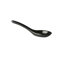 Fingerfoodlöffel Melamin, schwarz, 13 x 4.5 cm 