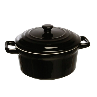 Mini Cocotte Porzellan, schwarz, 12.5 cm Ø, 40 cl _1