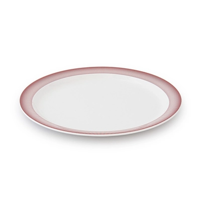 Wav Assiette plate, Ø 26.5 cm, bordeaux _1