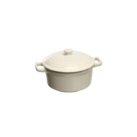 Mini Cocotte Porzellan, weiss,10.2 cm Ø, 20 cl 