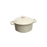 Mini Cocotte Porzellan, weiss, 12.5 cm Ø, 40 cl  