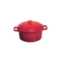 Mini cocotte porcelain, rouge, 12.5 cm Ø, 40 cl 