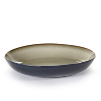 Terres de Rêves, Teller Coupe tief, mi.grey/d.blue Ø 23.5 cm, H: 4.5 cm