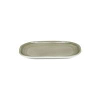 Figgjo Pax Platte flach, olive, 20 x 13 cm 