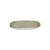 Figgjo Pax Teller flach, olive, 20 x 13 cm 