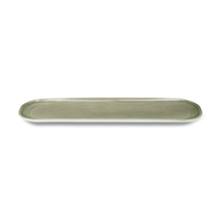 Figgjo Pax Platte flach, olive, 41 x 13 cm 