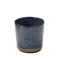 Merci, Becher blau/grau, Ø 7.4 cm, H: 7.3 cm 