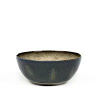 Terres de Rêves, Bol M, misty grey/d.blue Ø 13.7 cm, H: 6 cm