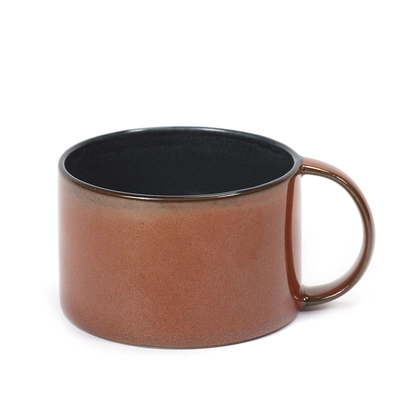 Terres de Rêves, tasse à café,  d.blue/rust, 19 cl _1