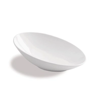 Saladier Party en porcelaine blanc 30 x 19.5cm 