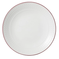 Bead Maroon Band Accent Assiette coupe, Ø 28.5 cm, plate