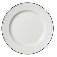 Bead Black Band assiette plate, Ø 28.5 cm  