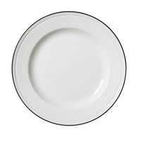 Bead Black Band assiette plate, Ø 25.5 cm  