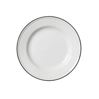 Bead Black Band assiette plate, Ø 20.25 cm  