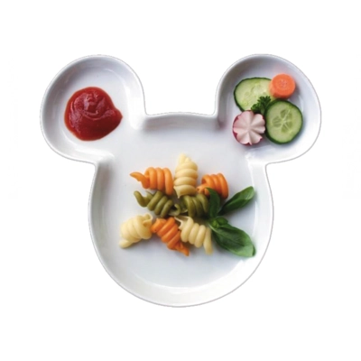 Hulu Mouse Assiette d'enfant, 24.5 x 27.5 cm _2