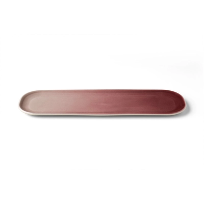 Fade Plat rouge, 41 x 13 cm  _1