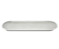 Figgjo Pax Platte flach, grau, 30 x 13 cm 