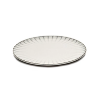 Inku Sergio Herman, Assiette plate, blanc, Ø 24 cm, H: 1.7 cm