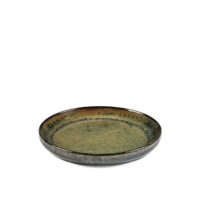 Surface Sergio Herman,assiette avec bord Indi grey Ø 16 cm, H: 2 cm