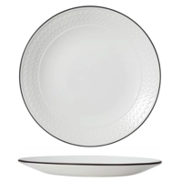 Bead Black Band Accent Teller flach, Ø 28.5 cm 